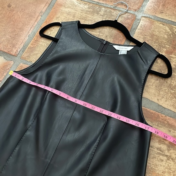 H&M Size Small Black Faux Leather Tank Top - Picture 4 of 12